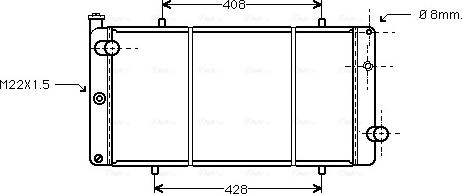 Ava Quality Cooling PEA2079 - Hladnjak, hladjenje motora www.molydon.hr