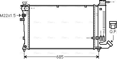 Ava Quality Cooling PEA2142 - Hladnjak, hladjenje motora www.molydon.hr