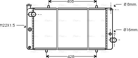 Ava Quality Cooling PEA2111 - Hladnjak, hladjenje motora www.molydon.hr