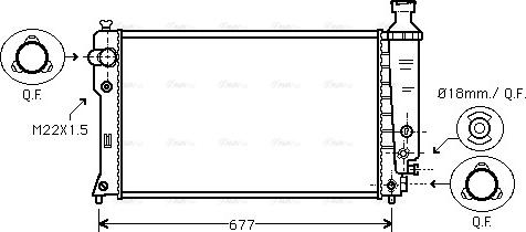 Ava Quality Cooling PEA2135 - Hladnjak, hladjenje motora www.molydon.hr