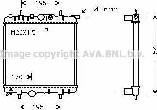 Ava Quality Cooling PEA2243 - Hladnjak, hladjenje motora www.molydon.hr