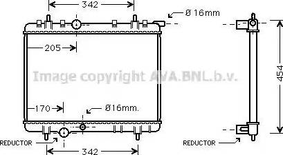 Ava Quality Cooling PEA2252 - Hladnjak, hladjenje motora www.molydon.hr