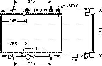 Ava Quality Cooling PEA2217 - Hladnjak, hladjenje motora www.molydon.hr