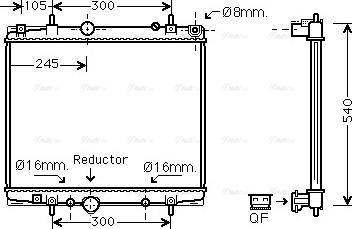 Ava Quality Cooling PEA2275 - Hladnjak, hladjenje motora www.molydon.hr