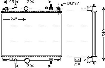 Ava Quality Cooling PEA2277 - Hladnjak, hladjenje motora www.molydon.hr