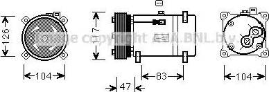 Ava Quality Cooling PE K066 - Kompresor, klima-Uređaj www.molydon.hr