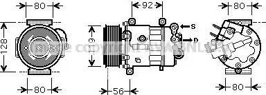 Ava Quality Cooling PE K327 - Kompresor, klima-Uređaj www.molydon.hr