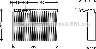 Ava Quality Cooling PE V062 - Isparivač, klima-Uređaj www.molydon.hr