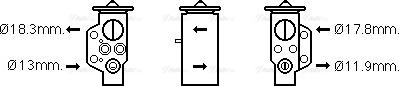 Ava Quality Cooling PR1076 - Ekspanzioni ventil, klima-Uređaj www.molydon.hr
