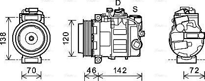 Ava Quality Cooling PRAK074 - Kompresor, klima-Uređaj www.molydon.hr