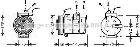 Ava Quality Cooling PR K040 - Kompresor, klima-Uređaj www.molydon.hr