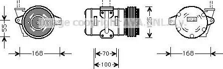 Ava Quality Cooling PR K036 - Kompresor, klima-Uređaj www.molydon.hr