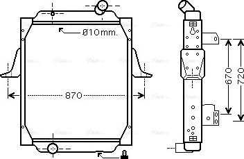 Ava Quality Cooling RE 2059 - Hladnjak, hladjenje motora www.molydon.hr