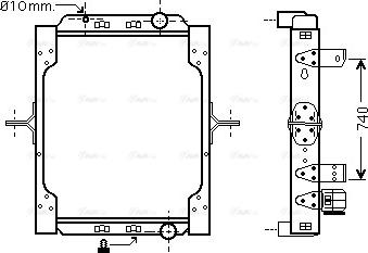 Ava Quality Cooling RE 2086 - Hladnjak, hladjenje motora www.molydon.hr