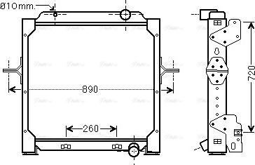 Ava Quality Cooling RE 2083 - Hladnjak, hladjenje motora www.molydon.hr