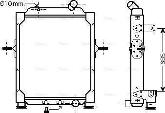 Ava Quality Cooling RE 2074 - Hladnjak, hladjenje motora www.molydon.hr