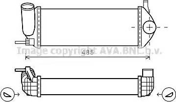 Ava Quality Cooling RT4484 - Intercooler, hladnjak www.molydon.hr