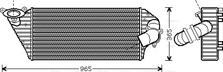 Ava Quality Cooling RT 4298 - Intercooler, hladnjak www.molydon.hr