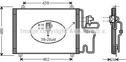 Ava Quality Cooling RT5192D - Kondenzator, klima-Uređaj www.molydon.hr