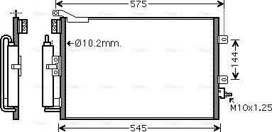 Ava Quality Cooling RT5395D - Kondenzator, klima-Uređaj www.molydon.hr