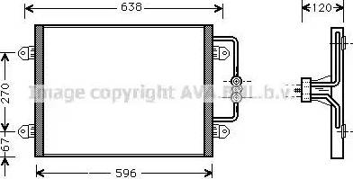 Ava Quality Cooling RT 5256 - Kondenzator, klima-Uređaj www.molydon.hr