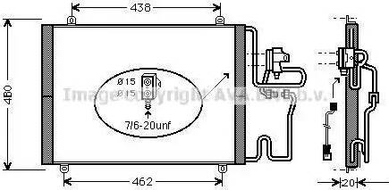 Ava Quality Cooling RT5219D - Kondenzator, klima-Uređaj www.molydon.hr