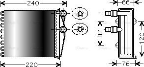 Ava Quality Cooling RT 6380 - Izmjenjivač topline, grijanje unutrasnjeg prostora www.molydon.hr