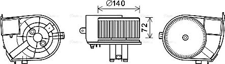 Ava Quality Cooling RT8590 - Ventilator kabine/unutrasnjeg prostora www.molydon.hr