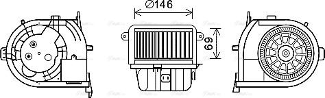 Ava Quality Cooling RT8591 - Ventilator kabine/unutrasnjeg prostora www.molydon.hr