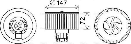 Ava Quality Cooling RT8598 - Ventilator kabine/unutrasnjeg prostora www.molydon.hr