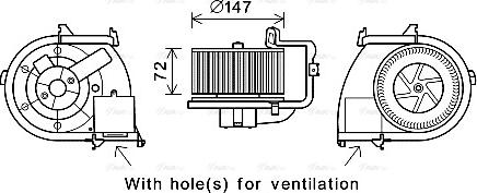 Ava Quality Cooling RT8593 - Ventilator kabine/unutrasnjeg prostora www.molydon.hr