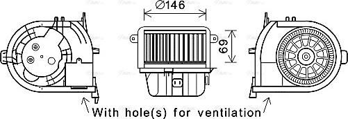 Ava Quality Cooling RT8589 - Ventilator kabine/unutrasnjeg prostora www.molydon.hr