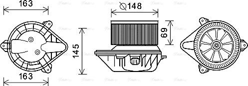 Ava Quality Cooling RT8587 - Ventilator kabine/unutrasnjeg prostora www.molydon.hr