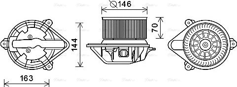 Ava Quality Cooling RT8577 - Ventilator kabine/unutrasnjeg prostora www.molydon.hr