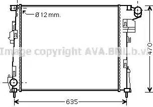 Ava Quality Cooling RT 2427 - Hladnjak, hladjenje motora www.molydon.hr