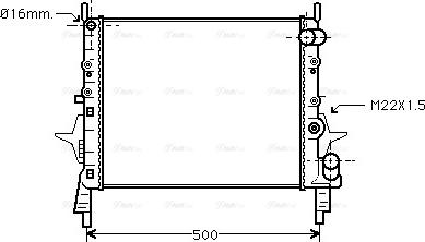 Ava Quality Cooling RT 2158 - Hladnjak, hladjenje motora www.molydon.hr