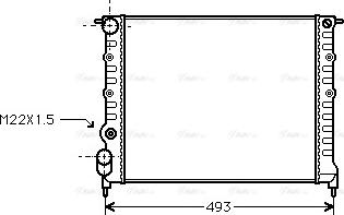 Ava Quality Cooling RT 2118 - Hladnjak, hladjenje motora www.molydon.hr