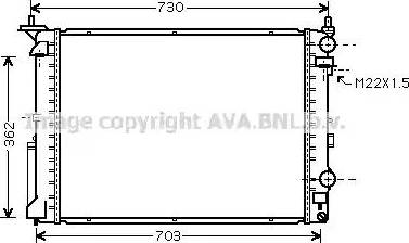 Ava Quality Cooling RT 2177 - Hladnjak, hladjenje motora www.molydon.hr