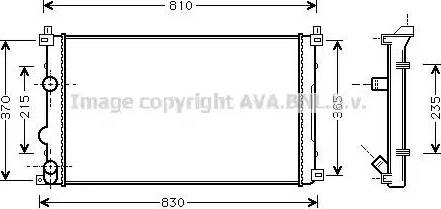 Ava Quality Cooling RT 2322 - Hladnjak, hladjenje motora www.molydon.hr