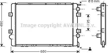 Ava Quality Cooling RT 2299 - Hladnjak, hladjenje motora www.molydon.hr