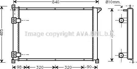 Ava Quality Cooling RT 2257 - Hladnjak, hladjenje motora www.molydon.hr