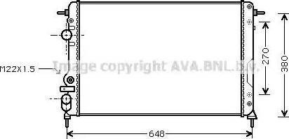 Ava Quality Cooling RT 2266 - Hladnjak, hladjenje motora www.molydon.hr