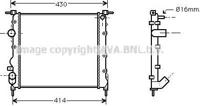 Ava Quality Cooling RT 2261 - Hladnjak, hladjenje motora www.molydon.hr