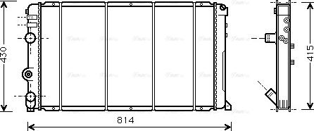 Ava Quality Cooling RT 2263 - Hladnjak, hladjenje motora www.molydon.hr