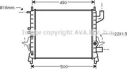 Ava Quality Cooling RT 2262 - Hladnjak, hladjenje motora www.molydon.hr