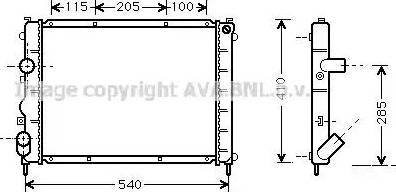 Ava Quality Cooling RT2230 - Hladnjak, hladjenje motora www.molydon.hr