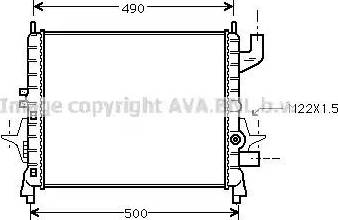 Ava Quality Cooling RT 2238 - Hladnjak, hladjenje motora www.molydon.hr