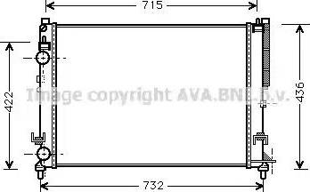 Ava Quality Cooling RT2237 - Hladnjak, hladjenje motora www.molydon.hr