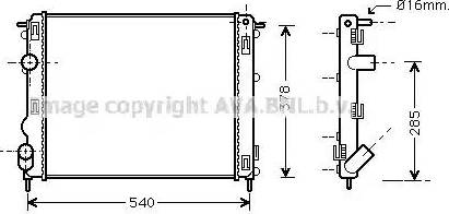 Ava Quality Cooling RT 2272 - Hladnjak, hladjenje motora www.molydon.hr