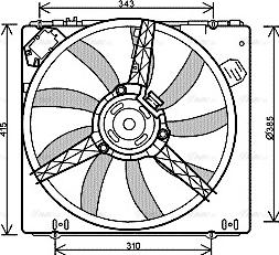 Ava Quality Cooling RT 7540 - Ventilator, hladjenje motora www.molydon.hr